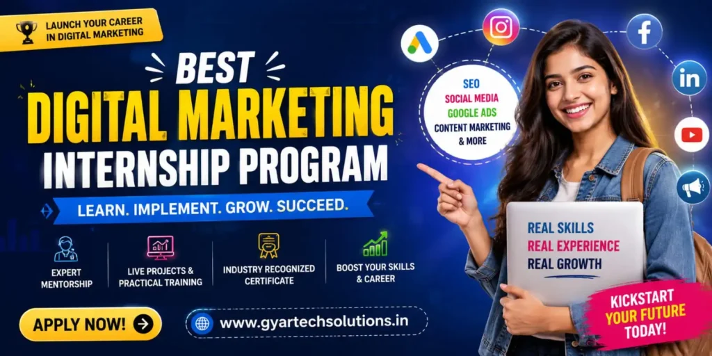 digital marketing internship program