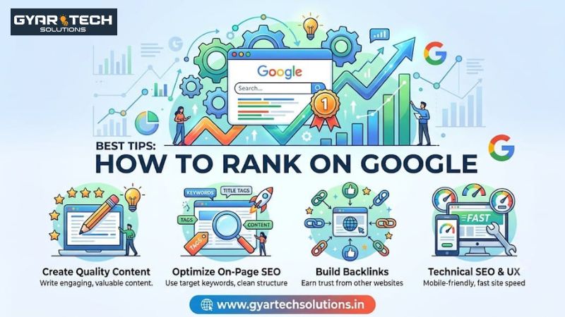 how to rank on google - Google ranking tips