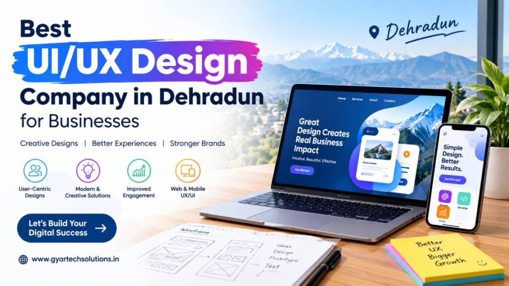 UI UX design company in dehradun